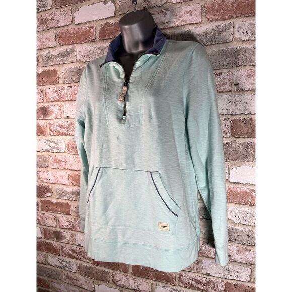 LL Bean Zip Up Sweater Men's Sz Small 100% Cotton - Picture 4 of 10